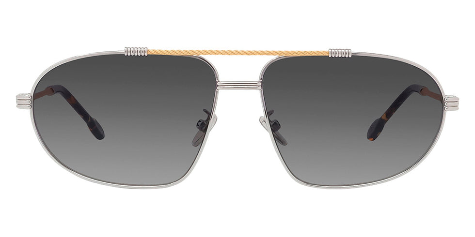 Fred® FG40037U FRD FG40037U 16B 62 - Shiny Endura Gold & Palladium/Smoke Sunglasses