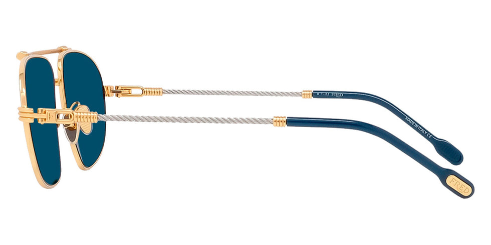 Fred® FG40037U FRD FG40037U 30V 62 - Shiny Endura Gold/Blue Sunglasses