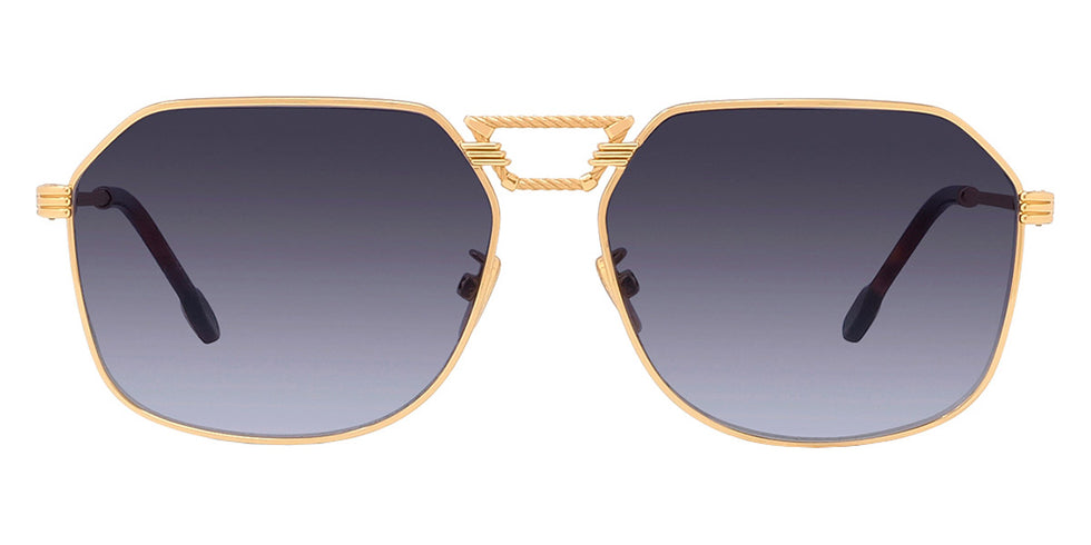 Fred® FG40038U FRD FG40038U 30B 62 - Shiny Endura Gold/Blue Sunglasses