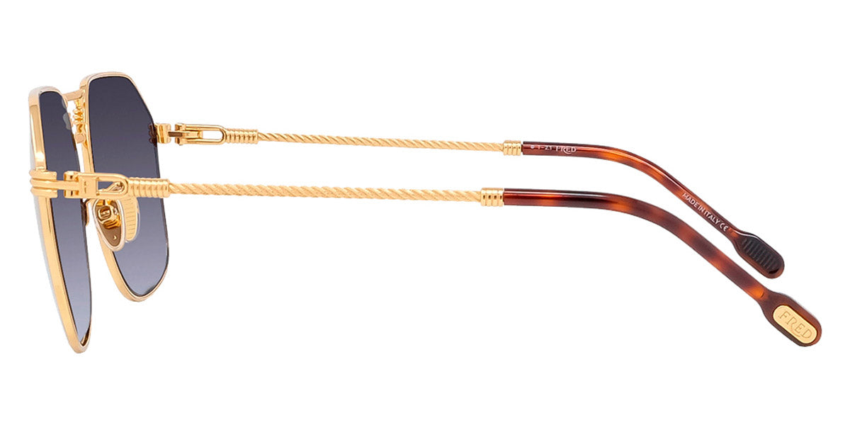 Fred® FG40038U FRD FG40038U 30B 62 - Shiny Endura Gold/Blue Sunglasses