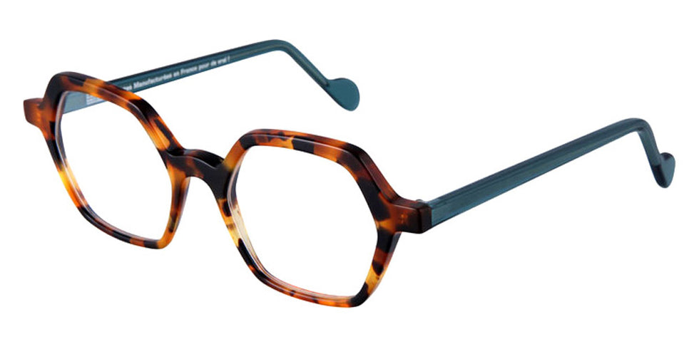 NaoNed® Finiou NAO Finiou 2233 48 - Tortoiseshell / Transparent Teal Green Eyeglasses