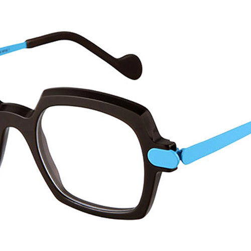 NaoNed® Fogeo NAO Fogeo 76U 47 - Brown / Vespa Blue Eyeglasses