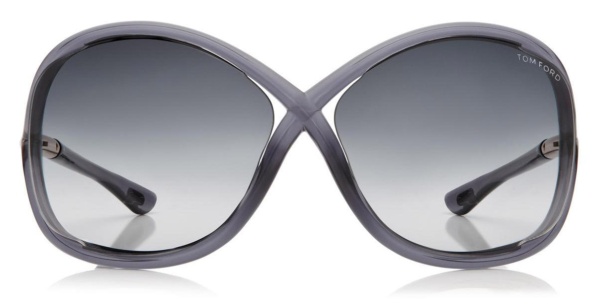 Tom Ford® FT0009 Whitney FT0009 Whitney 0B5 64 - 0B5 - Shiny Dark Grey / Gradient Smoke Lenses Sunglasses