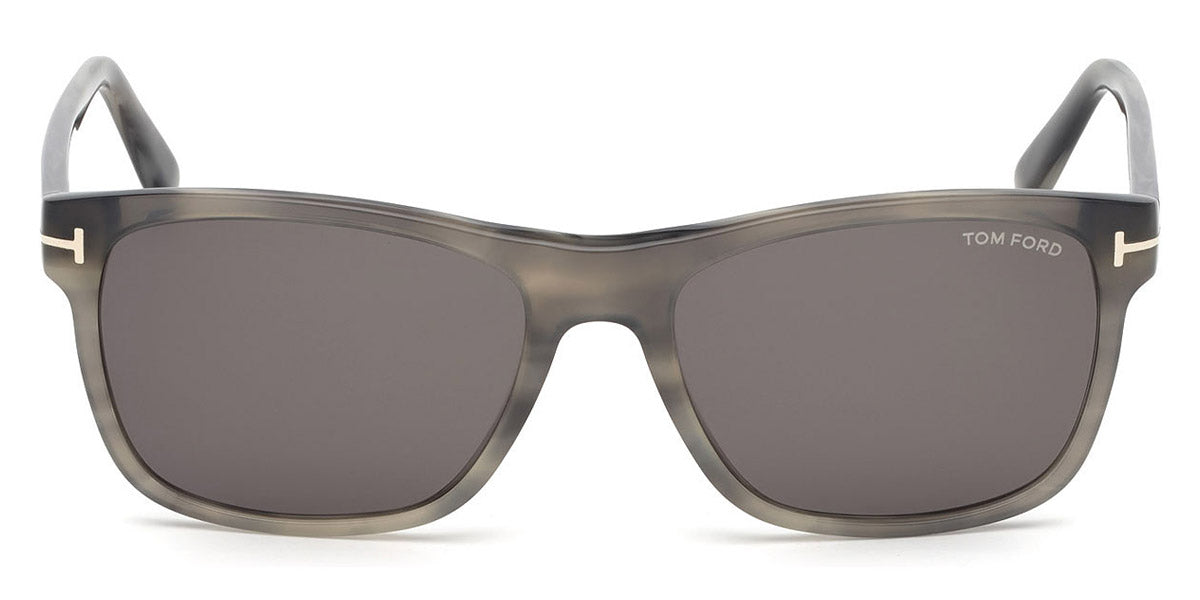 Tom Ford® FT0698 Giulio FT0698 Giulio 47N 59 - Shiny Mixed Gray Havana Sunglasses