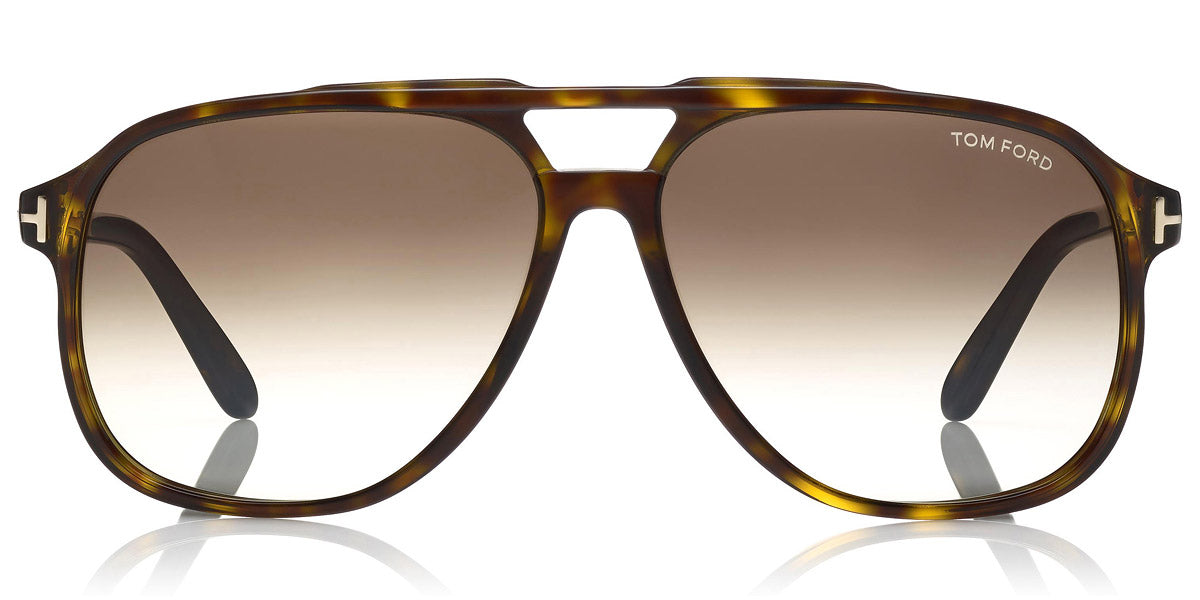 Tom Ford® FT0753 Raoul FT0753 Raoul 52K 62 - 52K - Shiny Classic Dark Havana/ Gradient Roviex Lenses Sunglasses