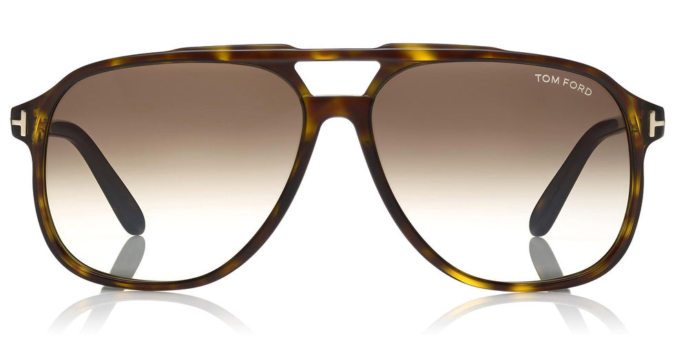 Tom Ford® FT0753 Raoul FT0753 Raoul 52K 62 - 52K - Shiny Classic Dark Havana/ Gradient Roviex Lenses Sunglasses