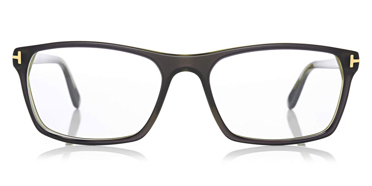 Tom Ford® FT5295 FT5295 098 56 - Matte Dark Green/Olive Green Eyeglasses