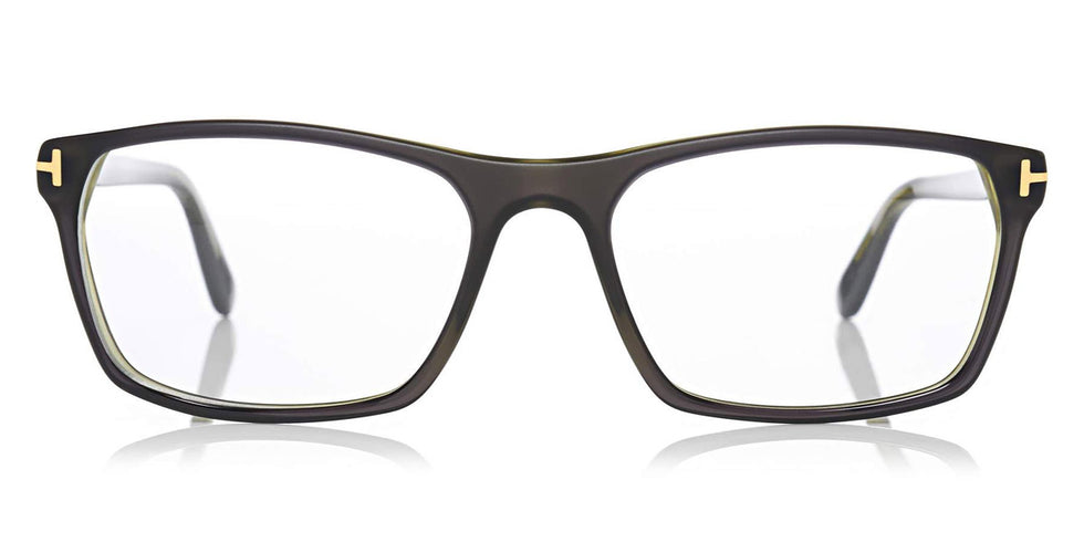 Tom Ford® FT5295 FT5295 098 56 - Matte Dark Green/Olive Green Eyeglasses