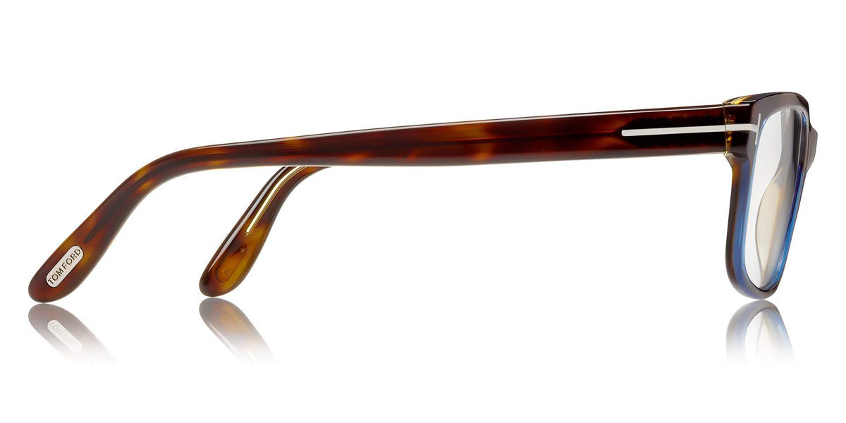 Tom Ford® FT5313 FT5313 055 55 - 055 - Shiny Classic Havana W. Blue Inner Rims Eyeglasses