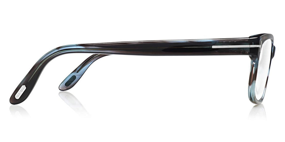 Tom Ford® FT5313 FT5313 086 55 - 086 - Grey, Light Blue Melange Eyeglasses