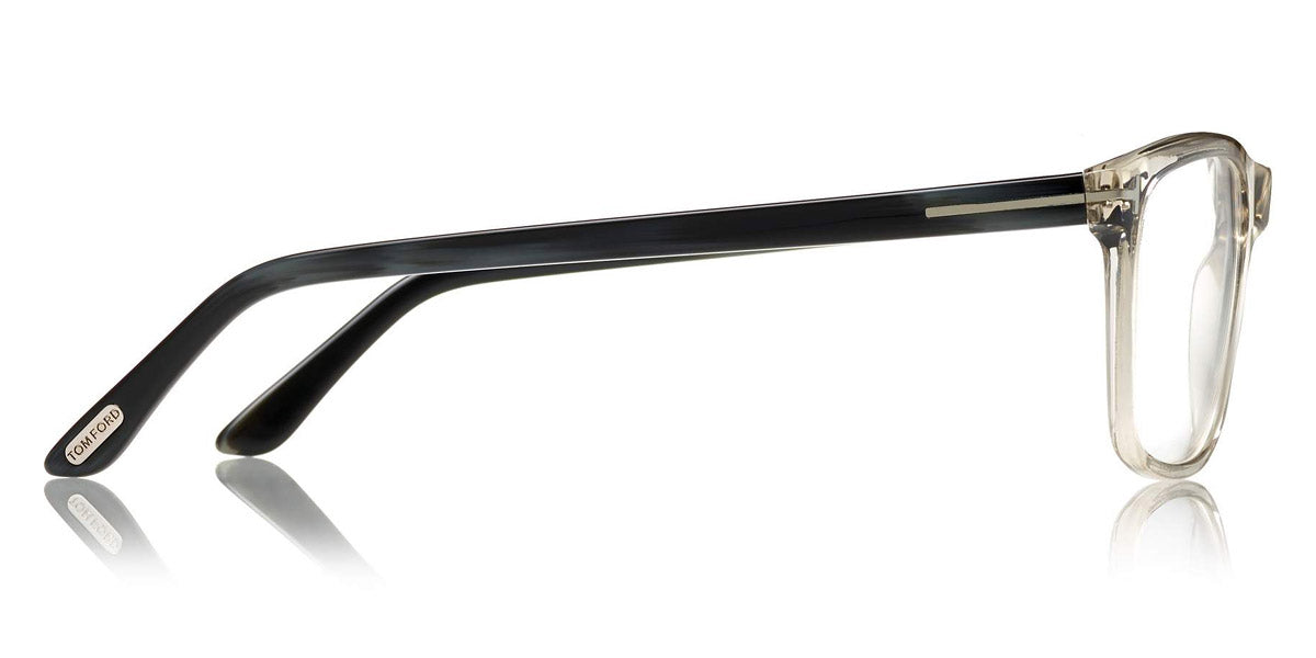 Tom Ford® FT5479-B FT5479-B 020 56 - 020 - Transp. Grey W. Grey Striped Blue Horn Temples/ Blue Block Lenses Eyeglasses