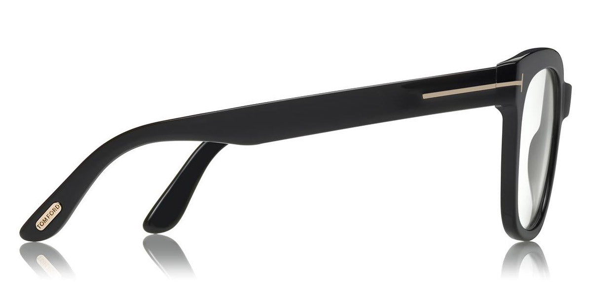 Tom Ford® FT5537-B FT5537-B 001 52 - 001 - Shiny Black/ Blue Block Lenses Eyeglasses