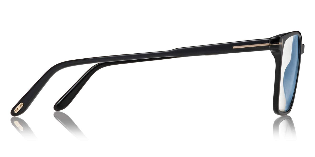 Tom Ford® FT5696-B FT5696-B 090 56 - 090 - Shiny Transparent Blue / Blue Block Lenses Eyeglasses