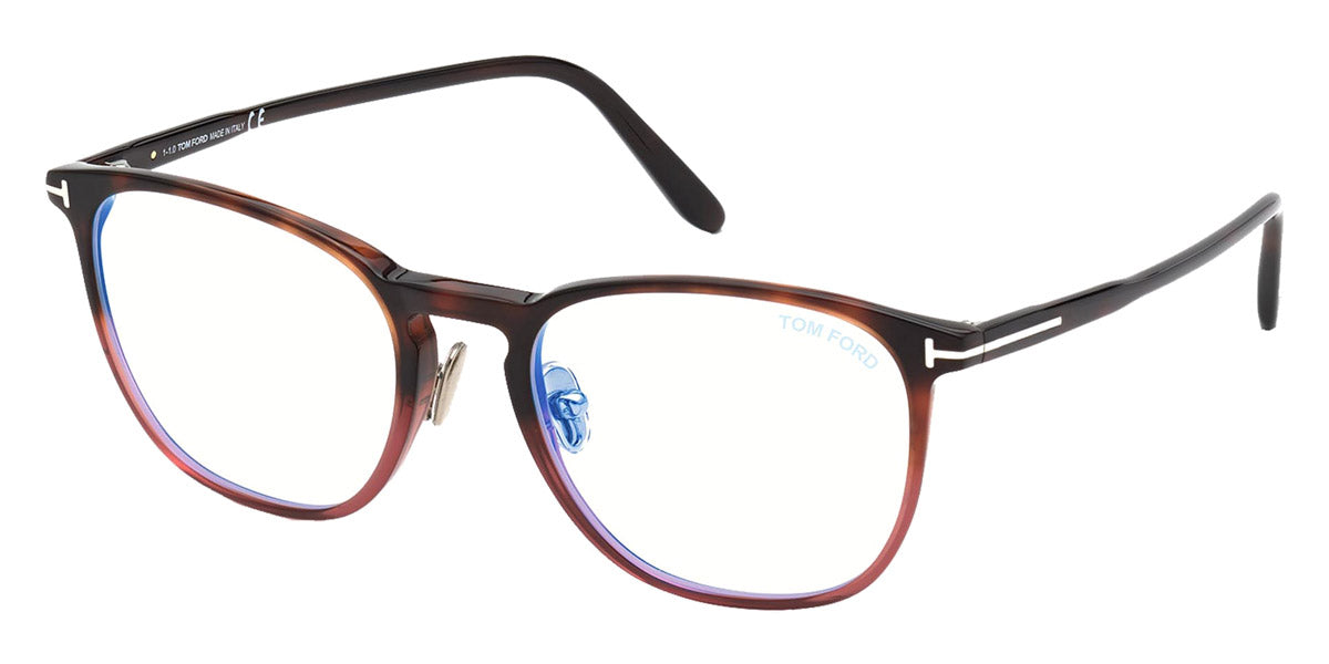 Tom Ford® FT5700-B FT5700-B 055 54 - Gradient Havana-To-Blue With Blue Havana Eyeglasses