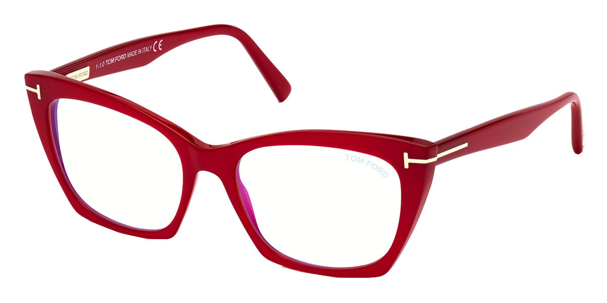 Tom Ford® FT5709-B FT5709-B 072 54 - 072 - Shiny Pearly Pink / Blue Block Lenses Eyeglasses