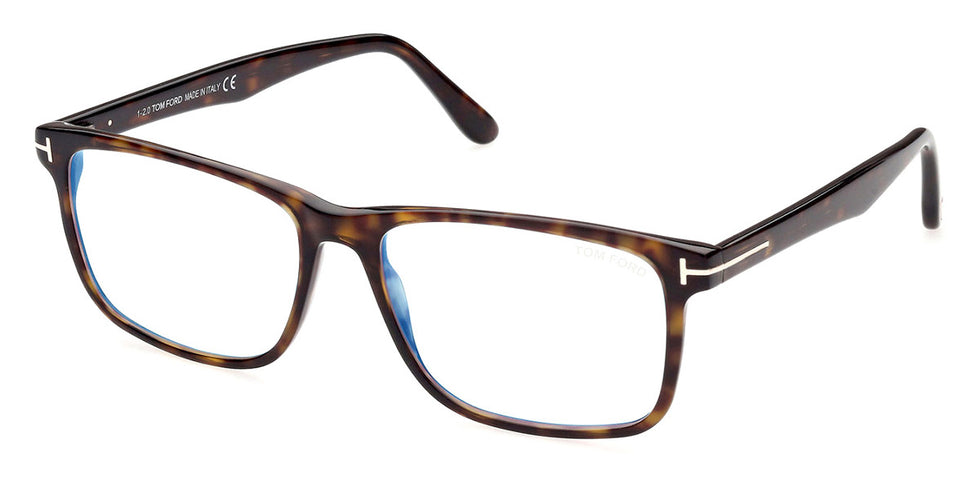Tom Ford® FT5752-F-B FT5752-F-B 052 55 - 052 - Dark Havana Eyeglasses