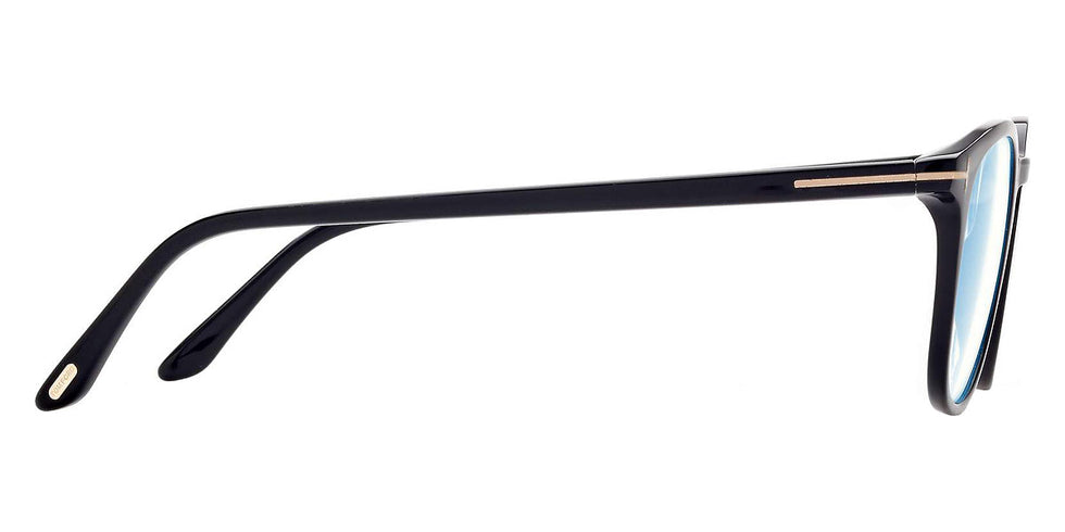 Tom Ford® FT5832-B FT5832-B 001 50 - 001 - Shiny Black , t" Logo / Blue Block Lenses" Eyeglasses