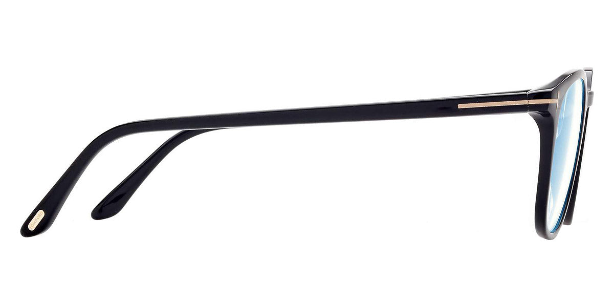 Tom Ford® FT5832-B FT5832-B 001 50 - 001 - Shiny Black , t" Logo / Blue Block Lenses" Eyeglasses
