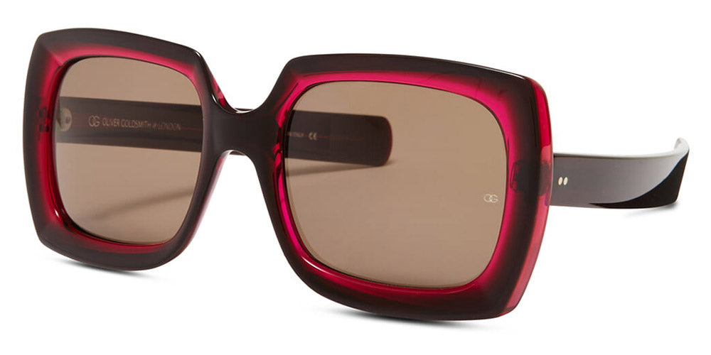 OLIVER GOLDSMITH® - FUZ BLACK & CHERRY SUNGLASSES