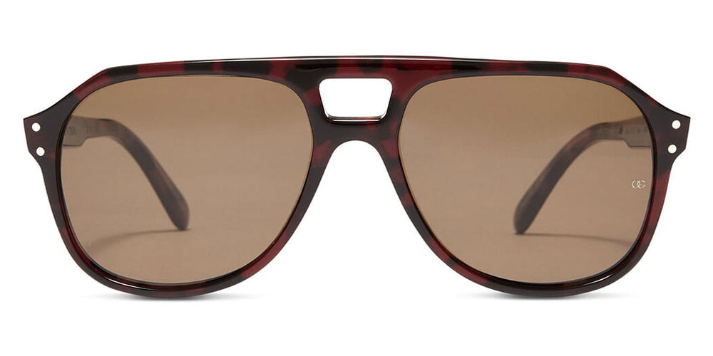 OLIVER GOLDSMITH® - GLYN RED ON LEOPARD SUNGLASSES