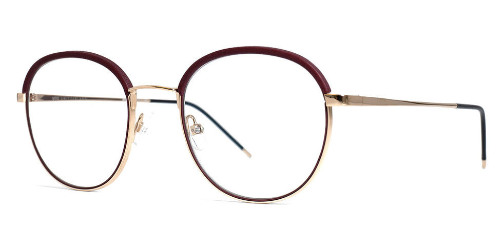 Götti® Aston GLS-RUBY 50 GOT Aston GLS-RUBY 50 - Gold Shiny/Ruby Eyeglasses