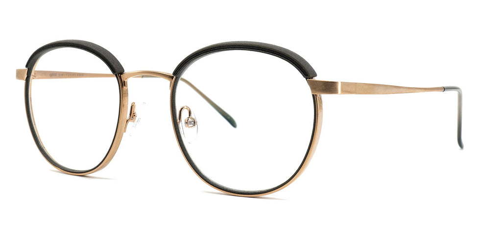 Götti® Dirks GLB-SLATE 50 GOT Dirks GLB-SLATE 50 - Gold Brushed/Slate Eyeglasses