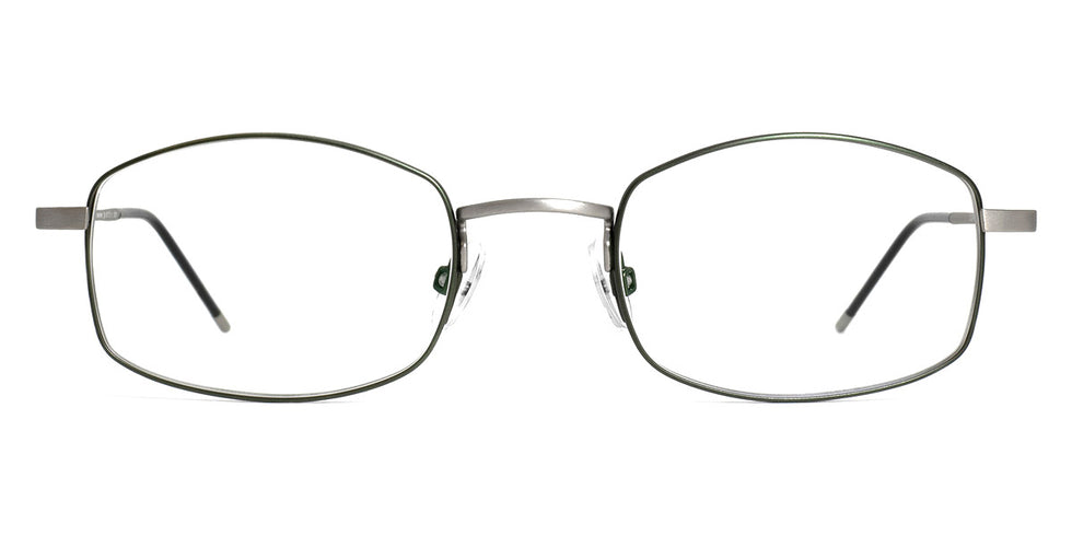 Götti® Dorge GOT OP Dorge MOSS-SLB 47 - Moss Green/Silver Brushed Eyeglasses