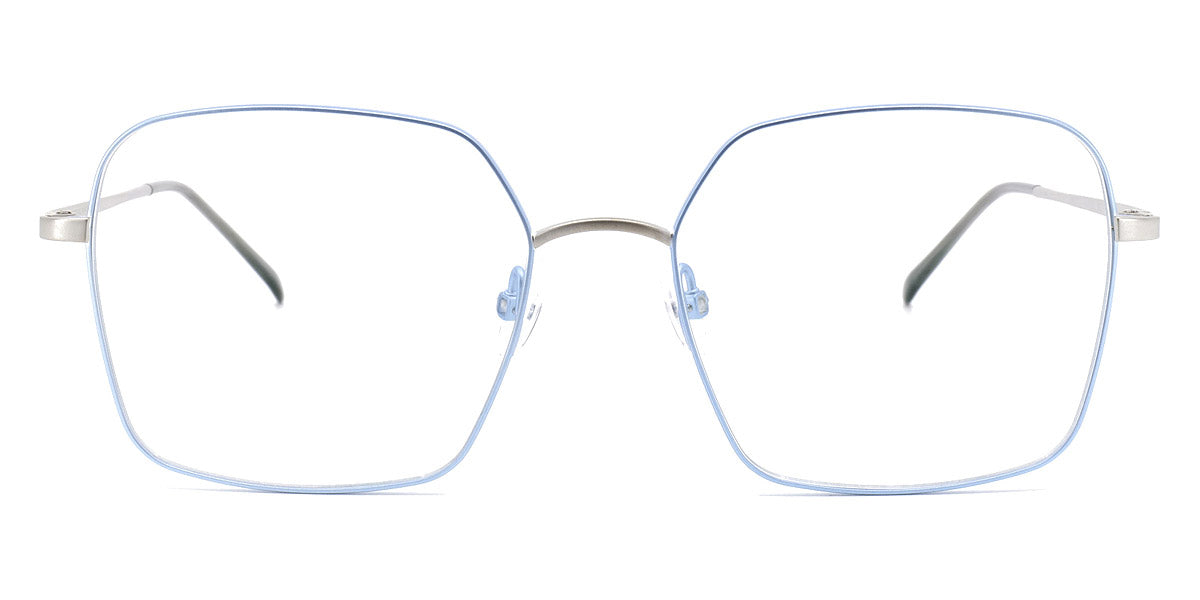 Götti® Greco GOT OP Greco SLS-BB 54 - Silver Satin/Bright Blue Eyeglasses