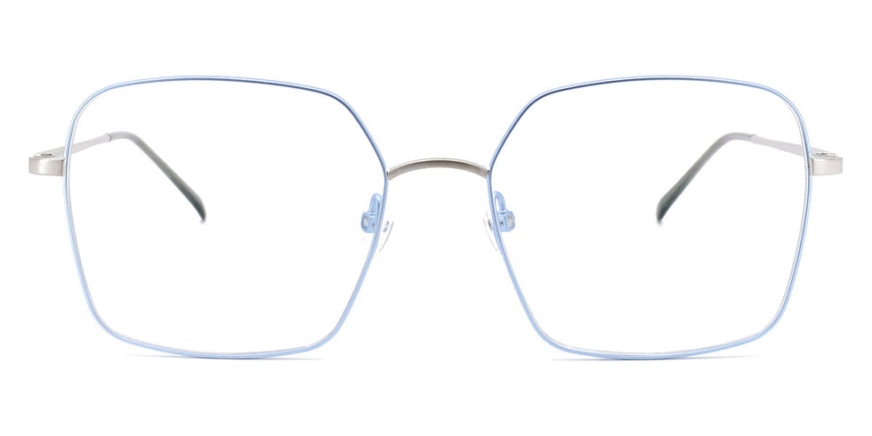 Götti® Greco GOT OP Greco SLS-BB 54 - Silver Satin/Bright Blue Eyeglasses