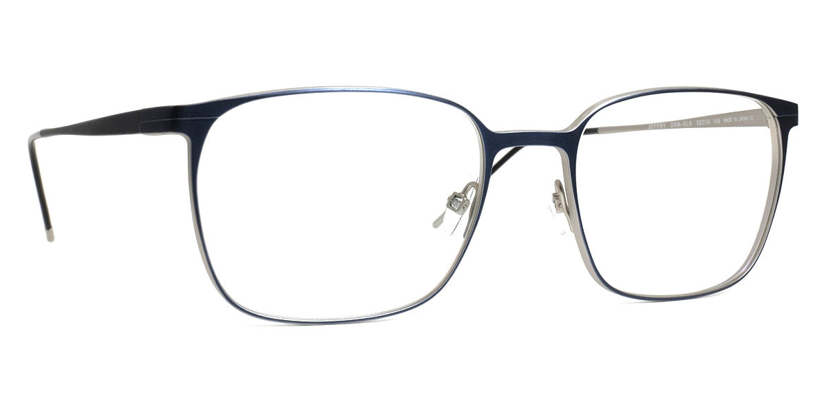 Götti® Jeffry DBM-SLB 53 GOT Jeffry DBM-SLB 53 - Dark Blue/Silver Brushed Eyeglasses