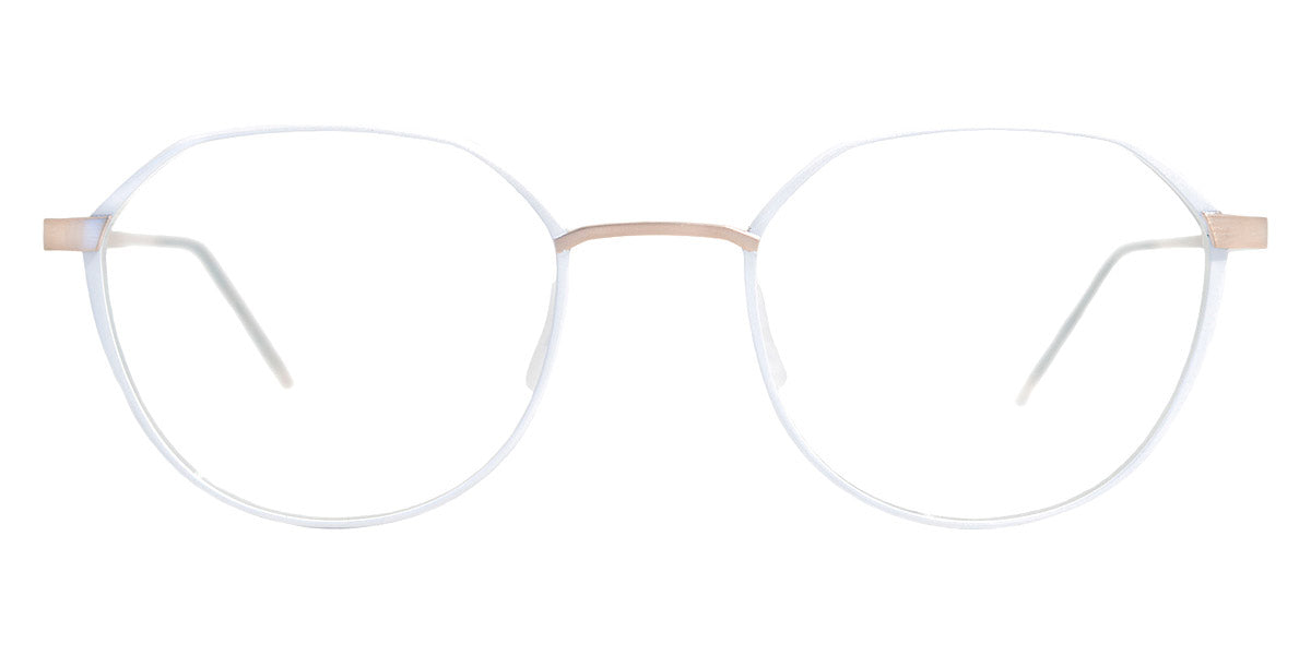 Götti® Luini GOT OP Luini GB-WHI 50 - Gold Brushed/White Eyeglasses