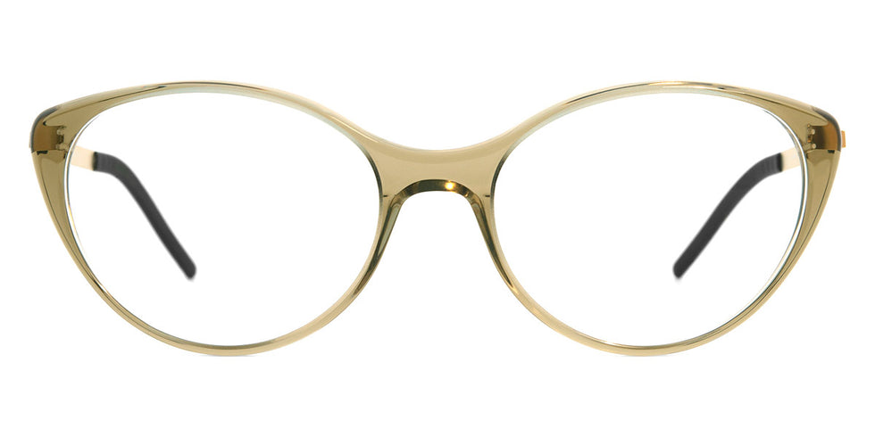 Götti® Maya GOT OP Maya DTO-G 54 - Dark Transparent Olive/Gold Eyeglasses