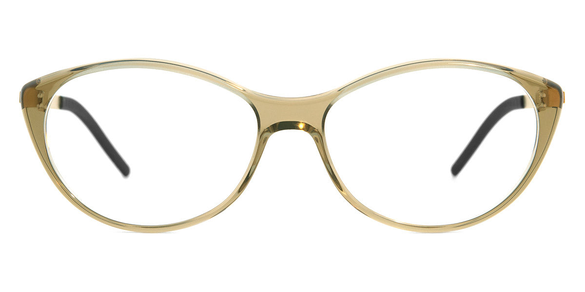 Götti® Melia GOT OP Melia DTO-G 52 - Dark Transparent Olive/Gold Eyeglasses