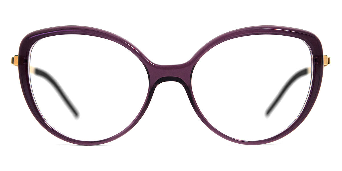Götti® Melin GOT OP Melin DTV-G 53 - Transparent Dark Violet/Gold Eyeglasses
