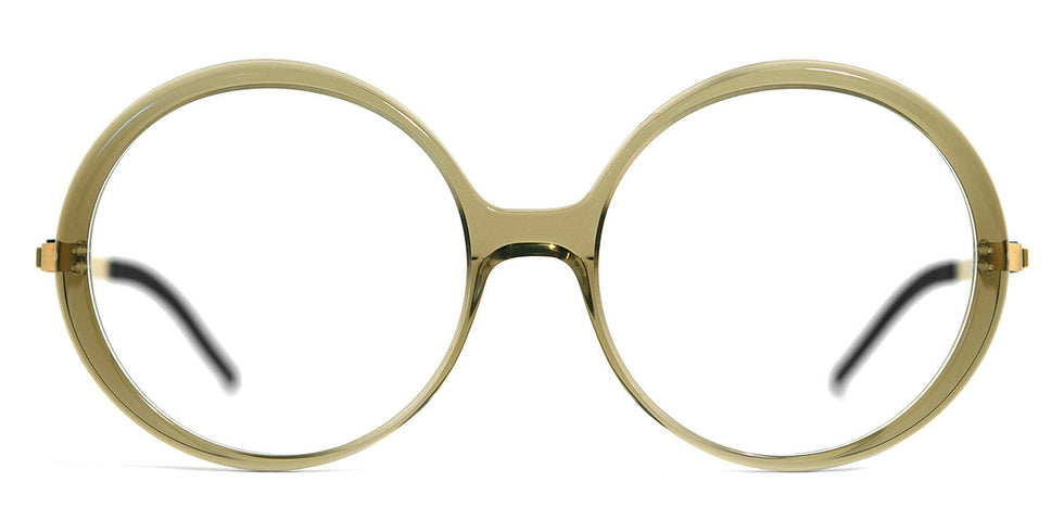 Götti® Merie GOT OP Merie DTO-G 54 - Dark Transparent Olive/Gold Eyeglasses