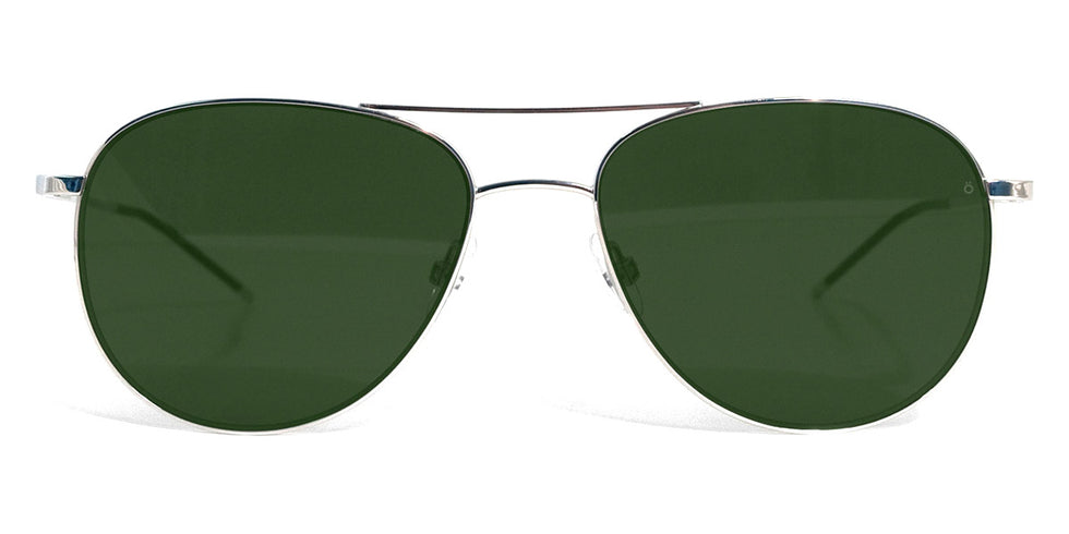 Götti® Damien-S GOT SU Damien-S SLS 53 - Silver Shiny / Green curve 2 Sunglasses