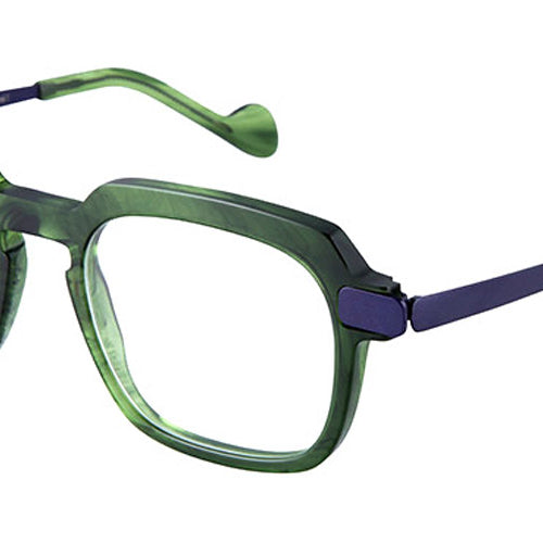NaoNed® Guesclin NAO Guesclin 71V 51 - Transparent Green / Peacock Blue Eyeglasses