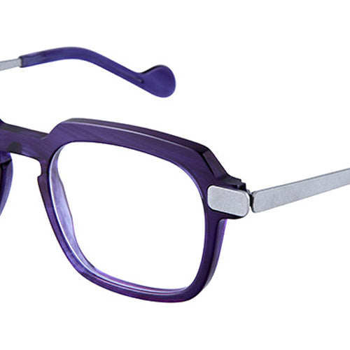 NaoNed® Guesclin NAO Guesclin 73BL 51 - Transparent Blue / Cairo Grey Eyeglasses