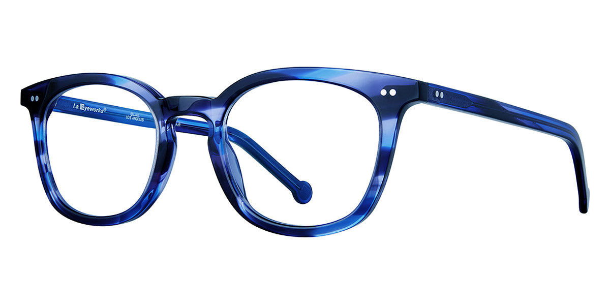L.A.Eyeworks® HARDY LA HARDY 1027 49 - Badass Blue Eyeglasses