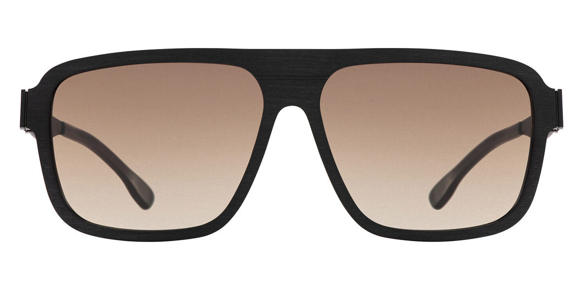 Ic! Berlin® Egon Black Rough 61 Sunglasses