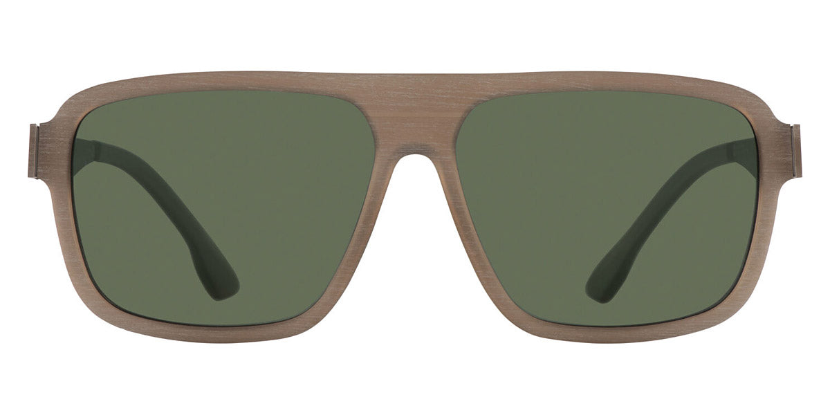 Ic! Berlin® Egon Walnut Rough 61 Sunglasses