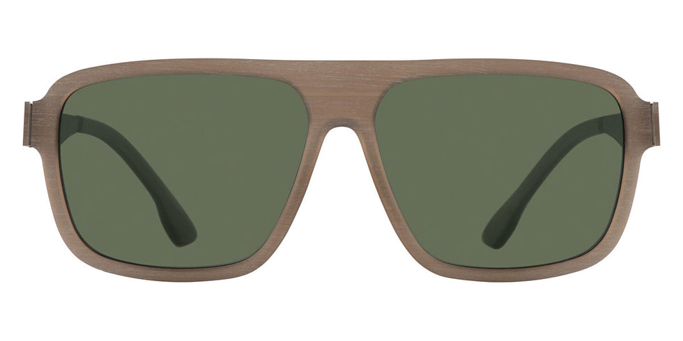 Ic! Berlin® Egon Walnut Rough 61 Sunglasses