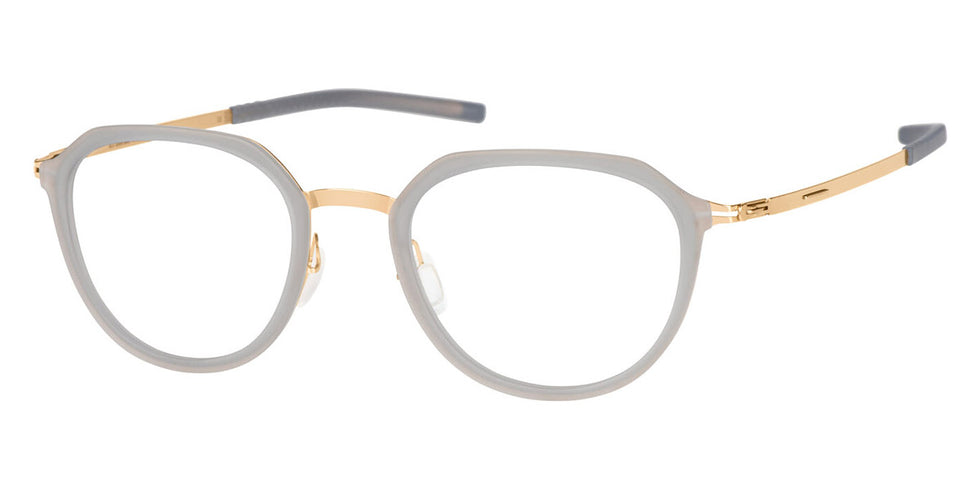 Ic! Berlin® Juna Rose Gold/Sky Gray Matte 49 Eyeglasses