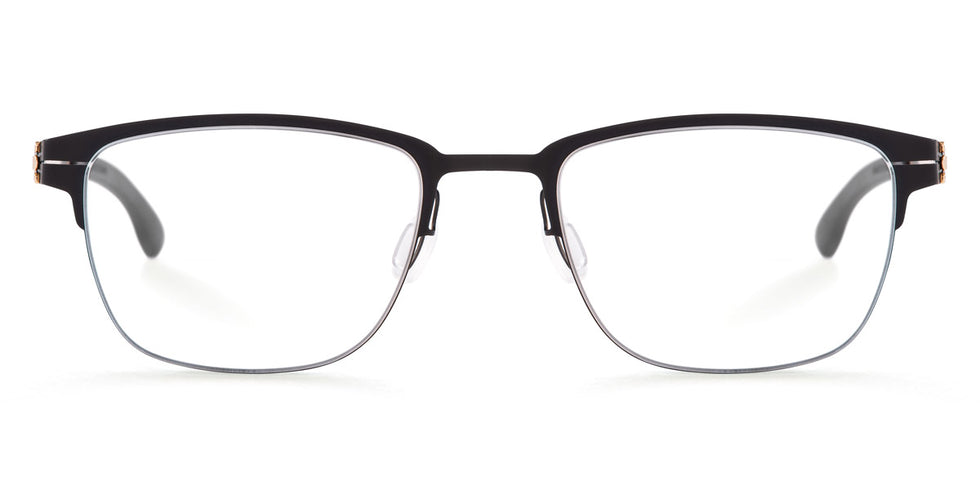 Ic! Berlin® The Lone Wolf Black-Matt Gold 51 Eyeglasses