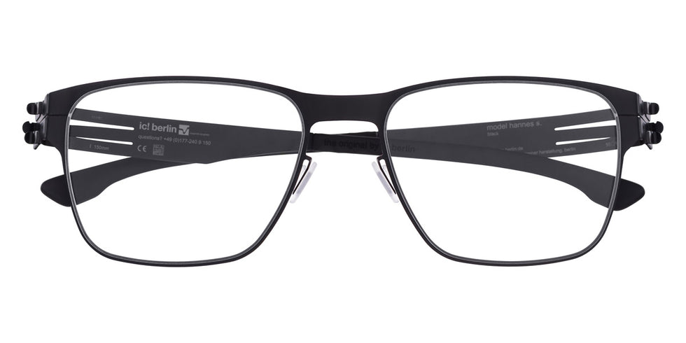 Ic! Berlin® Hannes S Black 55 Eyeglasses