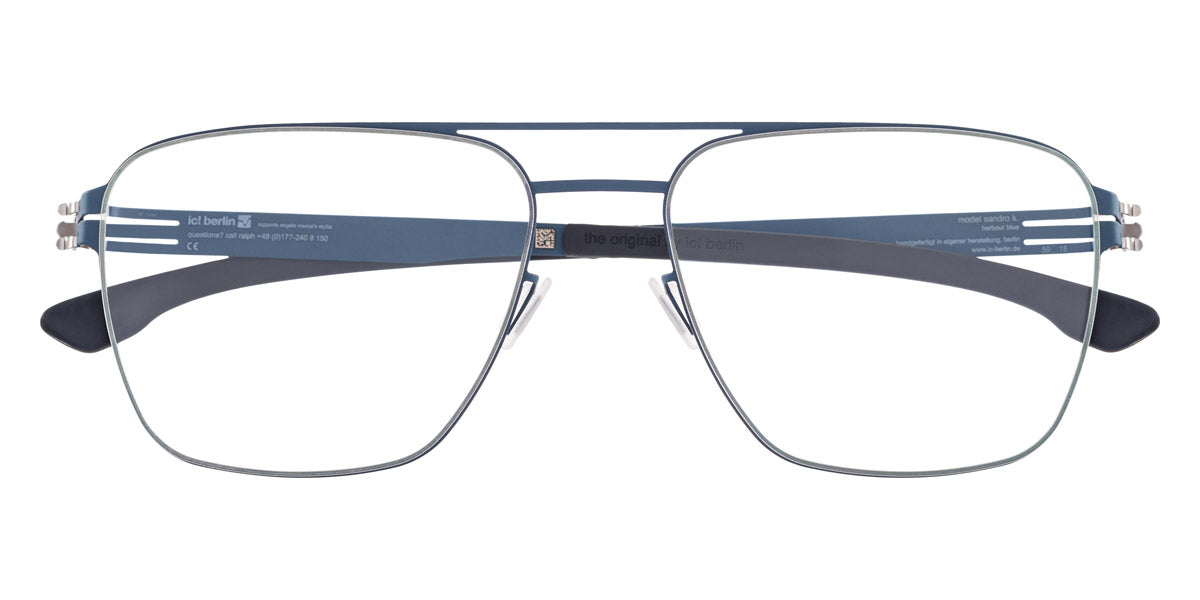 Ic! Berlin® Sandro K Harbour Blue 59 Eyeglasses