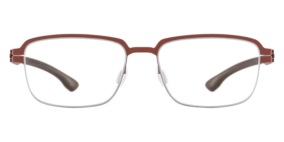 Ic! Berlin® Luan Teak/Fired Brick Pop 53 Eyeglasses