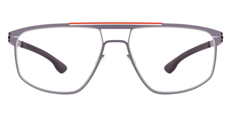 Ic! Berlin® AMG 08 Orange Bridge-Aubergine 56 Eyeglasses