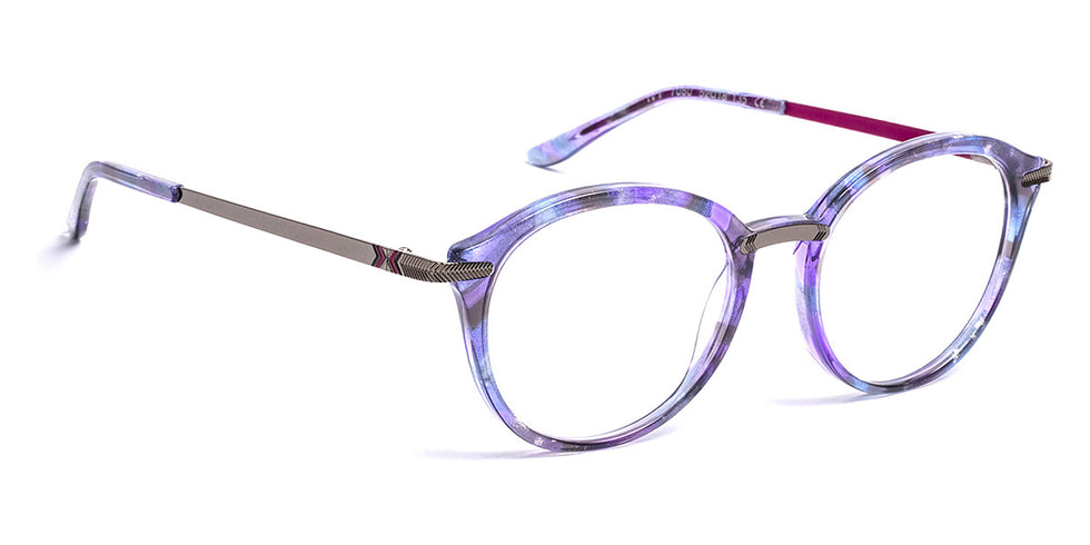 J.F. Rey® Ivy JFR Ivy 7080 52 - 7080 Purple/Shiny Gunmetal Eyeglasses