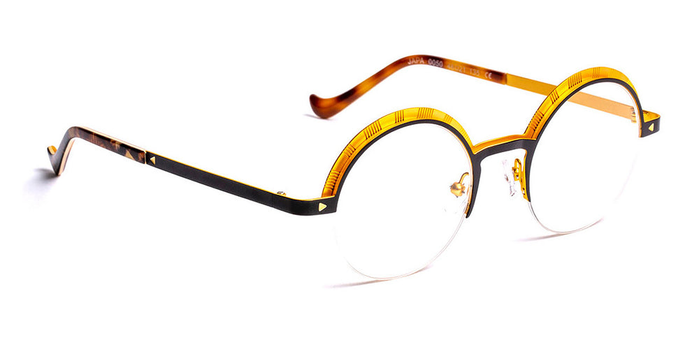 J.F. Rey® Japa JFR Japa 0050 46 - 0050 Black/Gold Eyeglasses